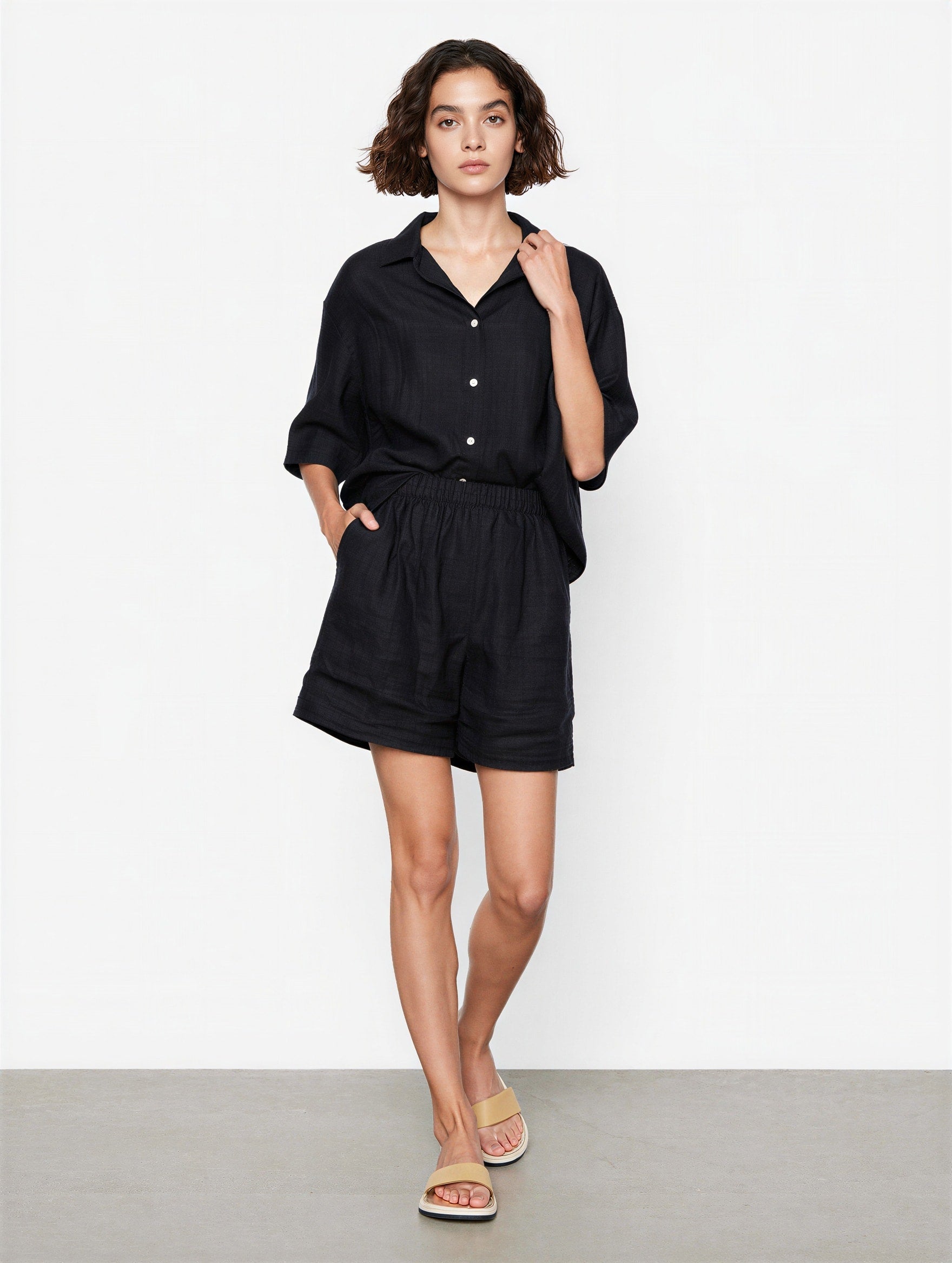 Short Sleeve Lounge Set-2
