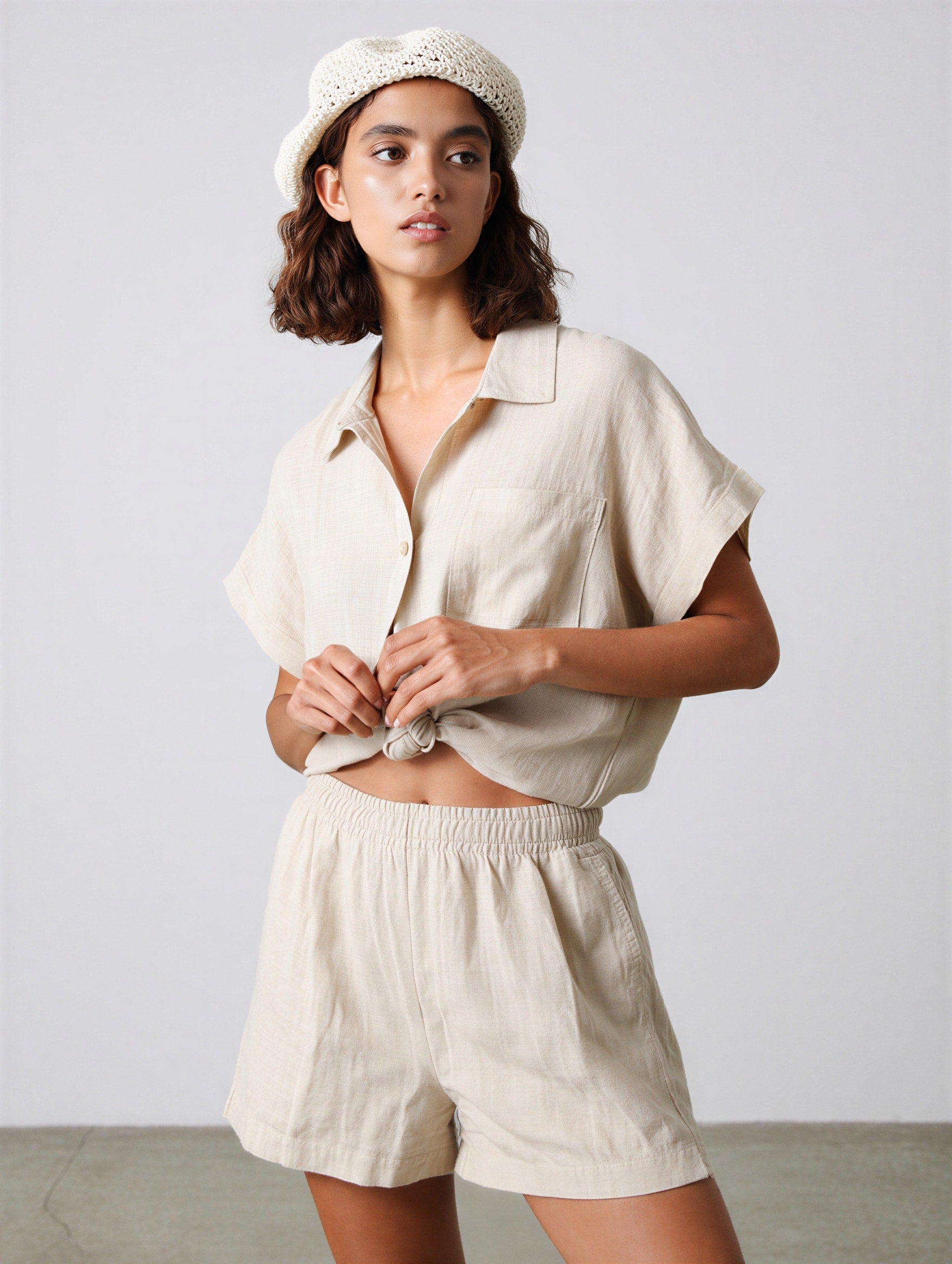 Relaxed Linen Lounge Set