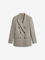 Tailored Wool Blend Blazer