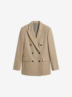 Tailored Wool Blend Blazer
