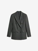 Tailored Wool Blend Blazer
