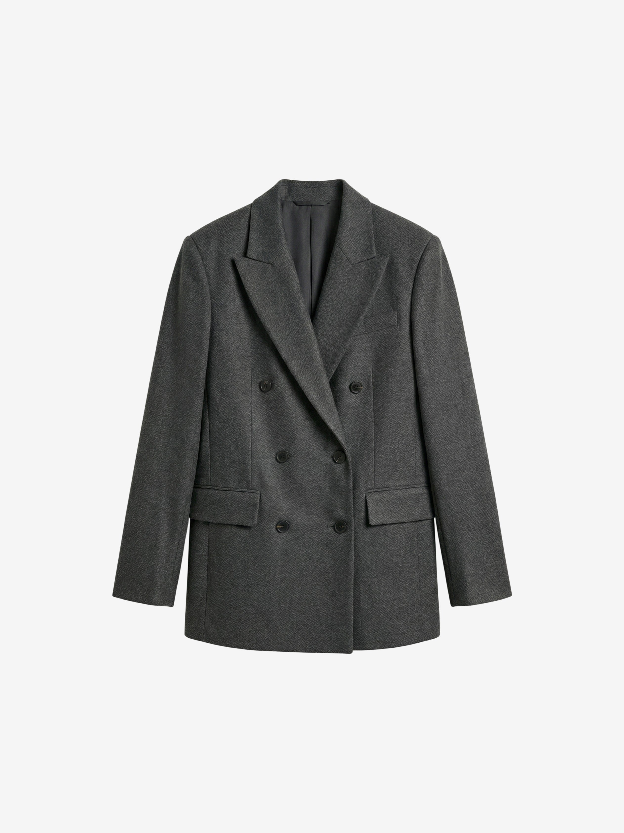 Tailored Wool Blend Blazer-3