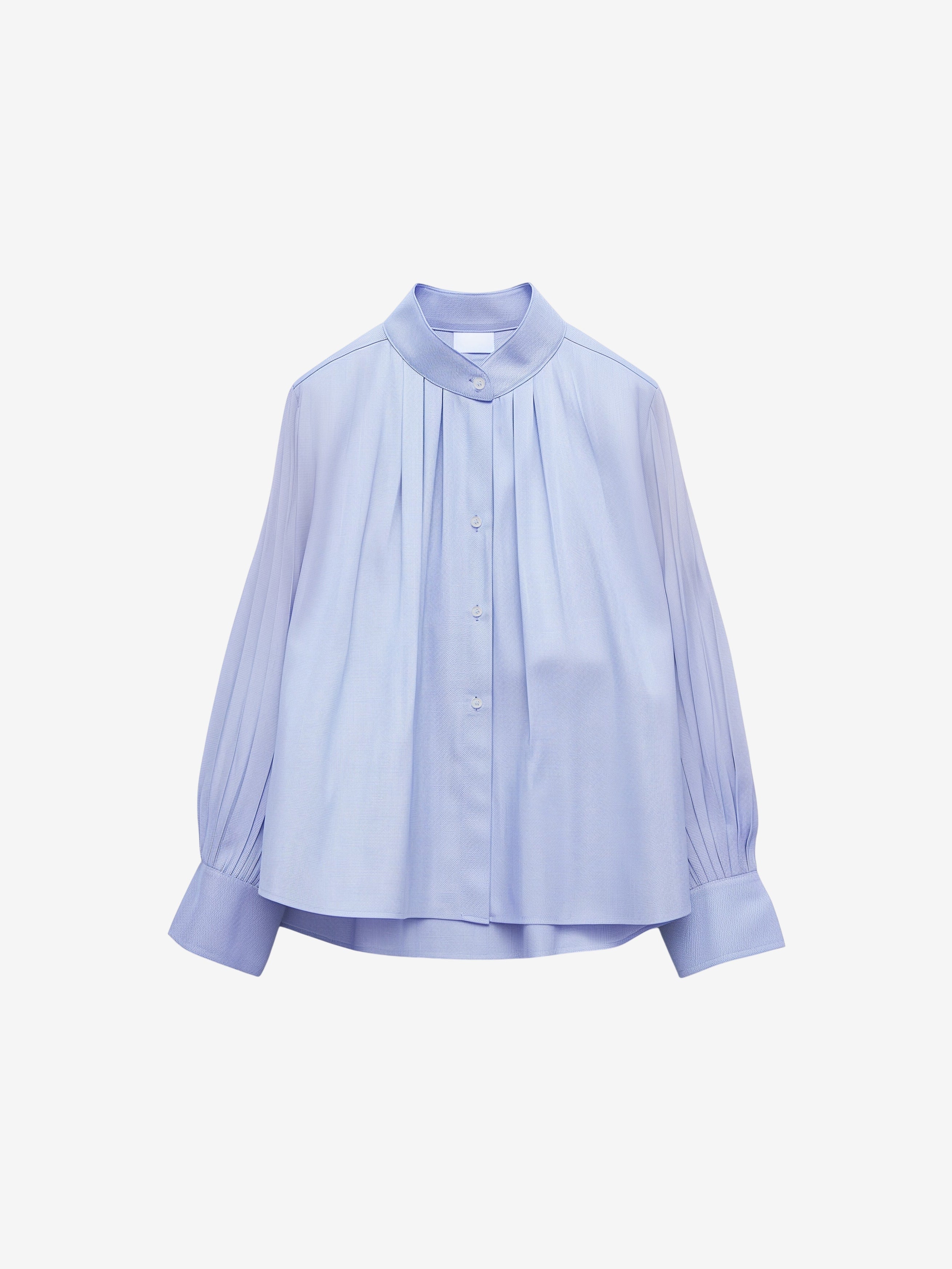 Pleated Collar Shirt