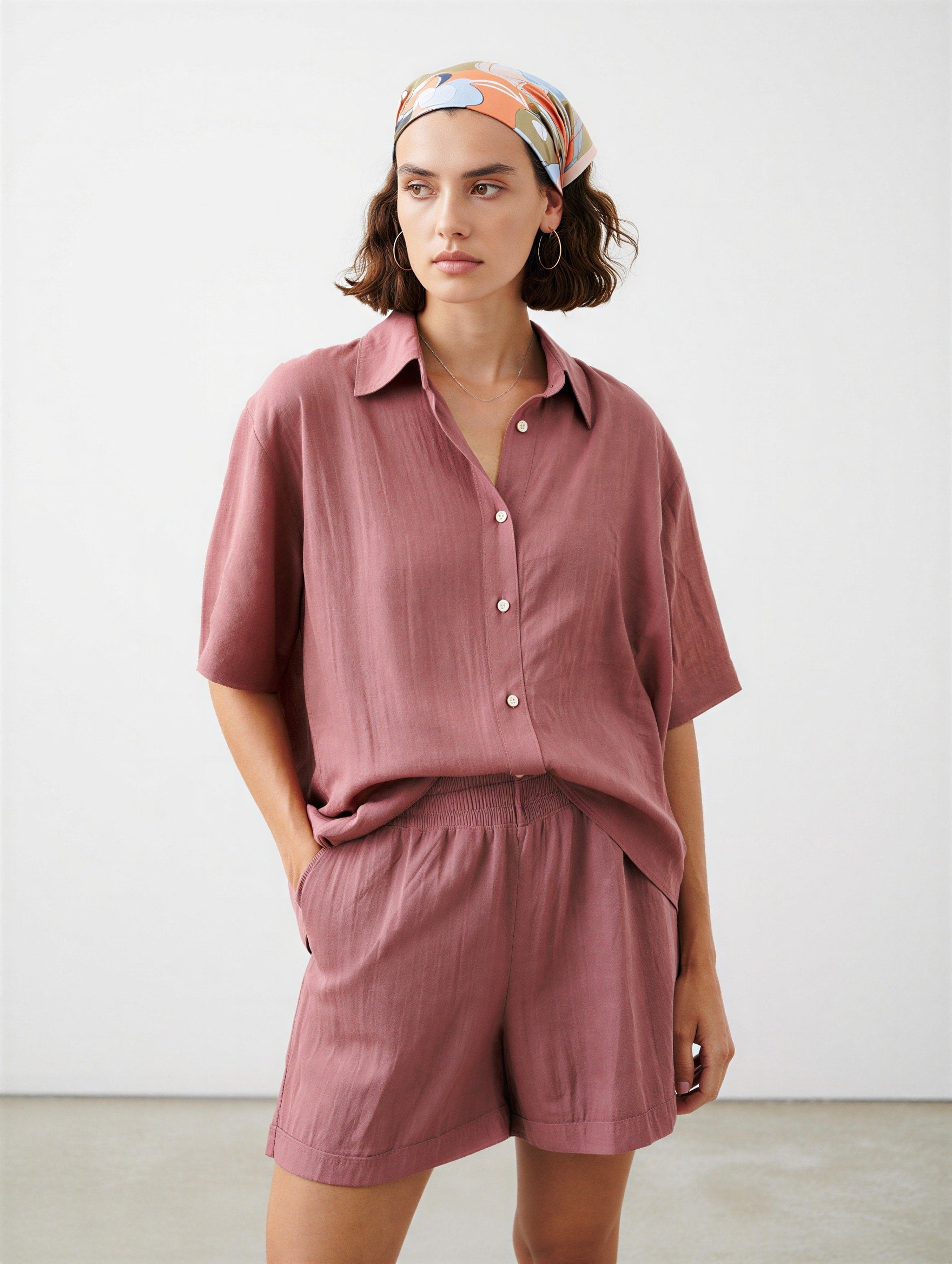 Lightweight Lounge Shorts Set