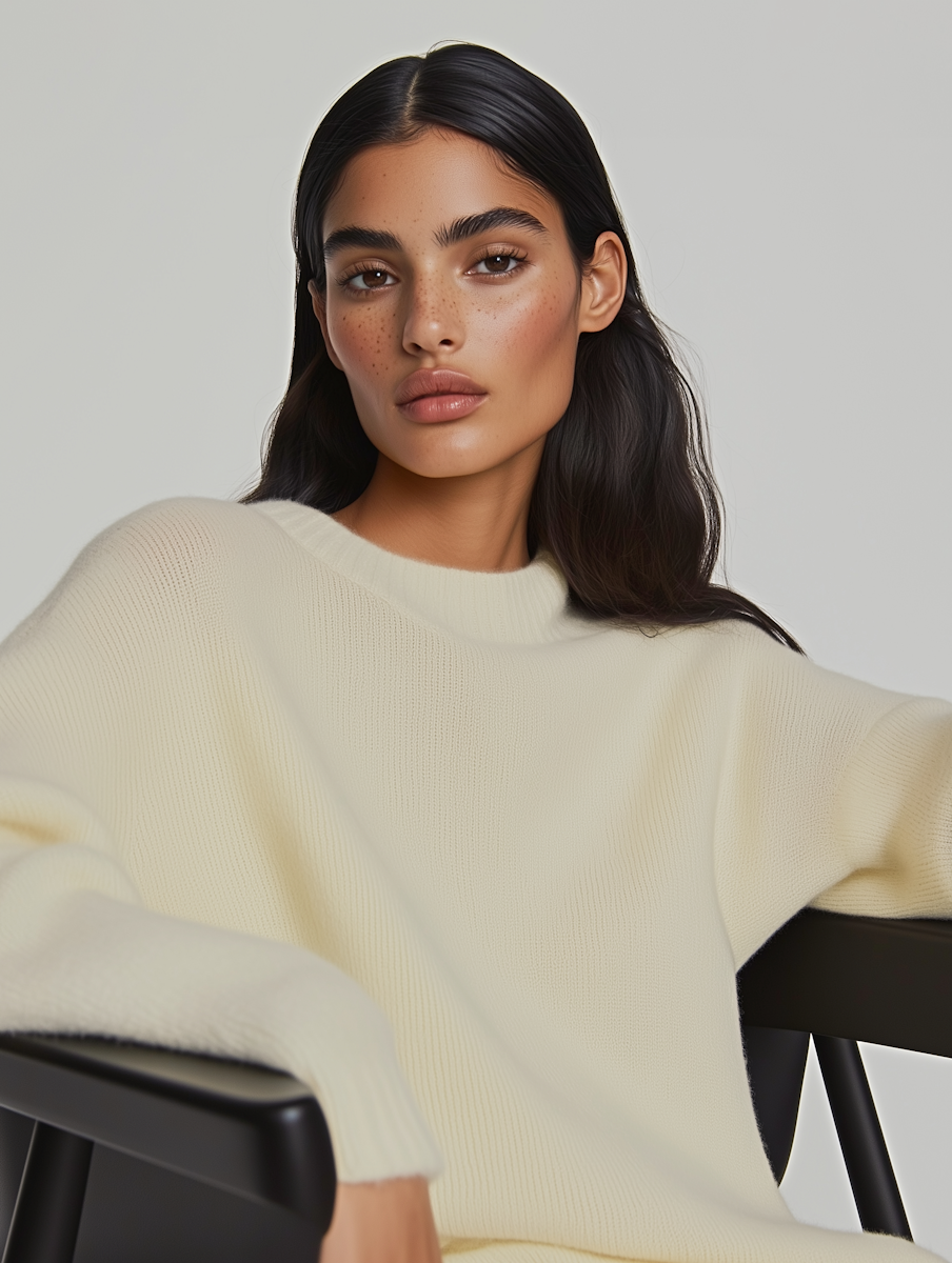 Crew Neck Knit Sweater
