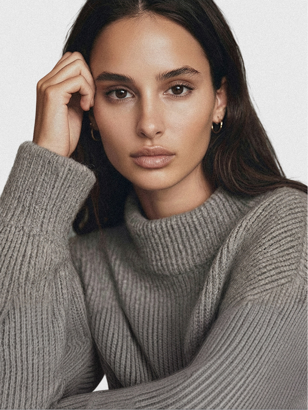 Ribbed Turtleneck Sweater